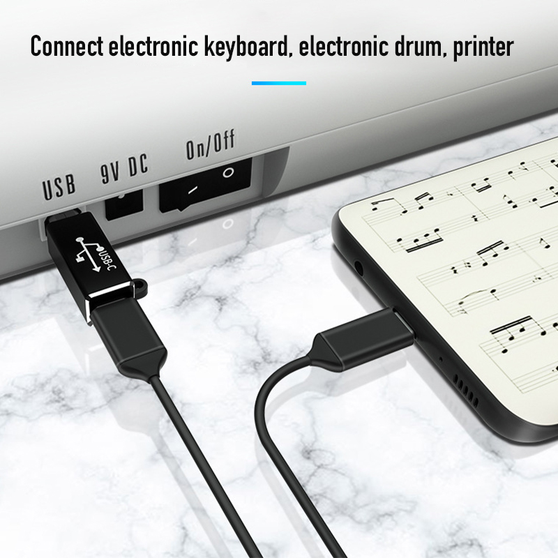 Type C USB Female to USB-B Mal - Midi Controller Pad recension och pris