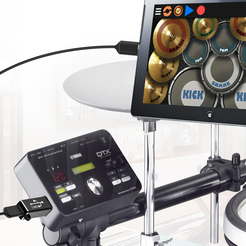 Type C USB Female to USB-B Mal - Midi Controller Pad recension och pris