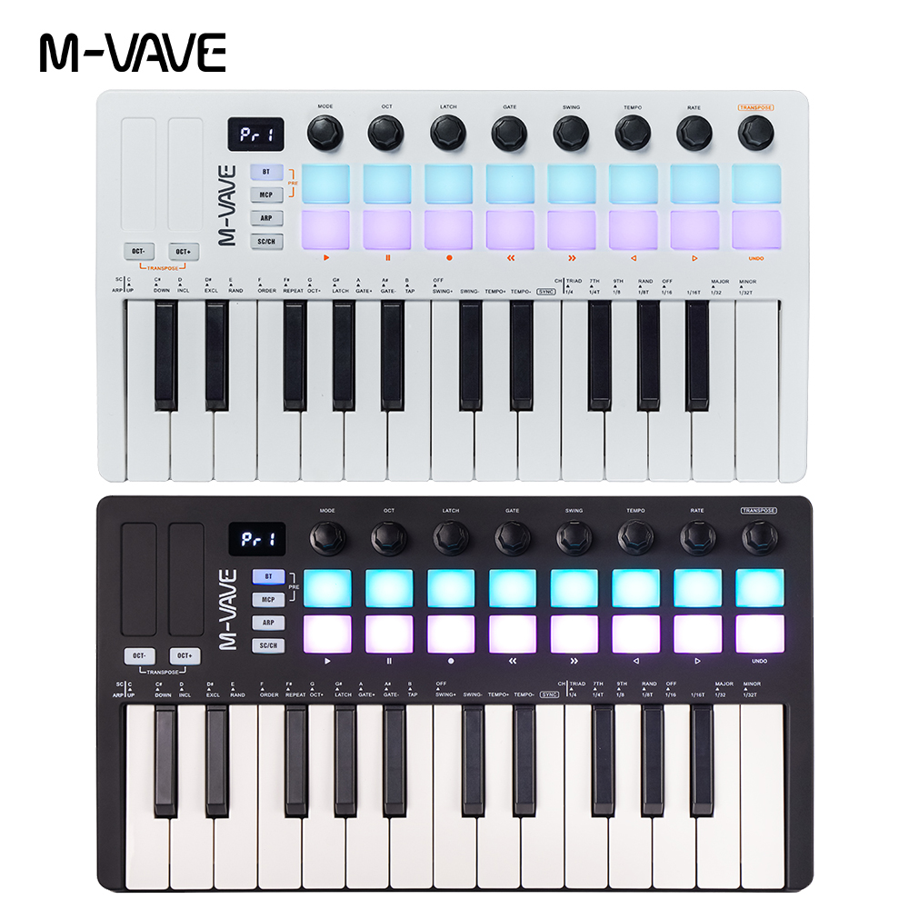 M-VAVE MIDI Keyboard Controlle - Midi Controller Pad recension och pris