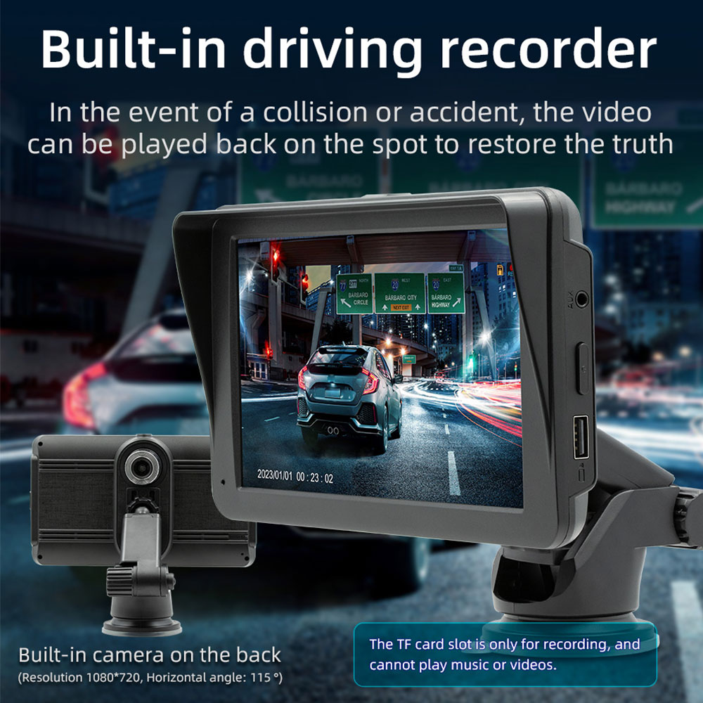 7inch Wireless CarPlay & Andro - Audio Music Image recension och pris