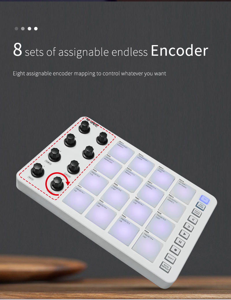 M-Vave SMC-PAD LaunchPad Desig - Midi Controller Pad recension och pris