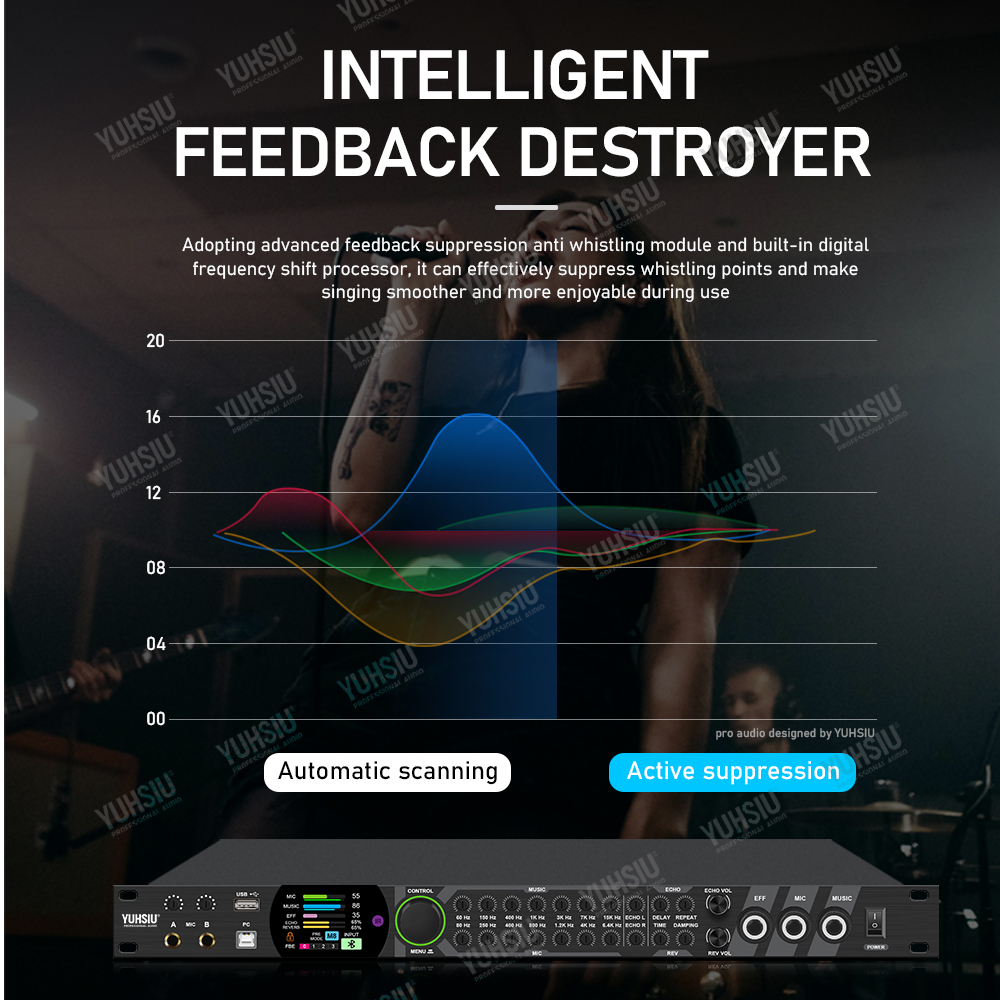 YUHSIU Karaoke Digital Effects - Audio Music Dj recension och pris