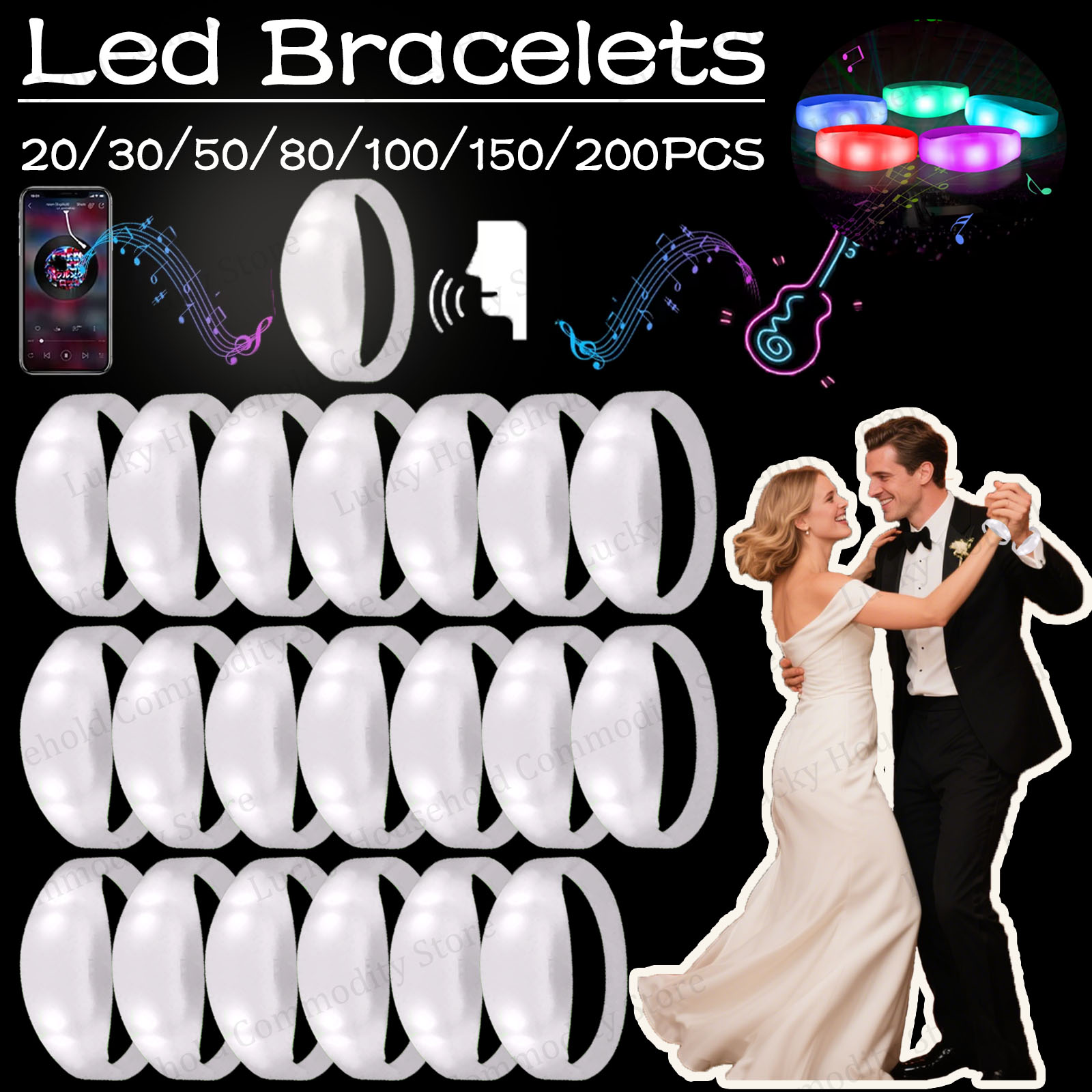 20-100PCS Music&Sound Activate - Audio Music Dj recension och pris