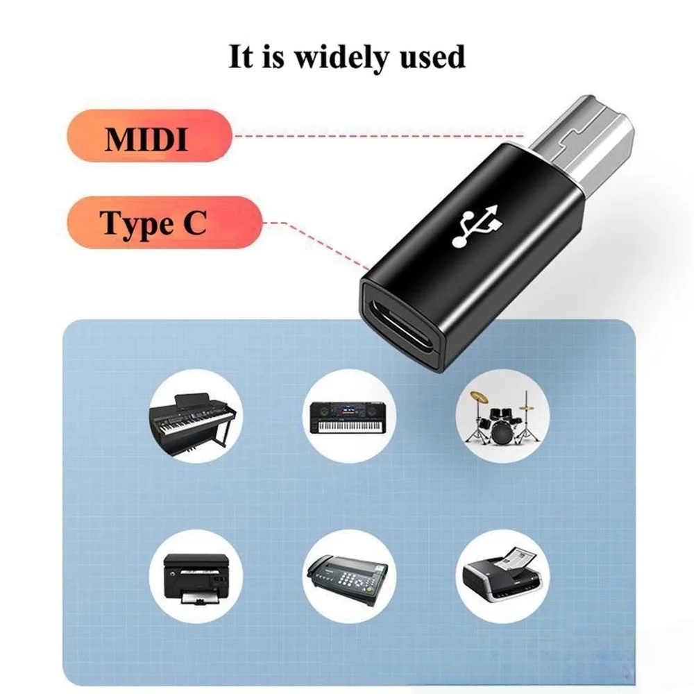 USB B Male to USB Type C Femal - Midi Controller Pad recension och pris