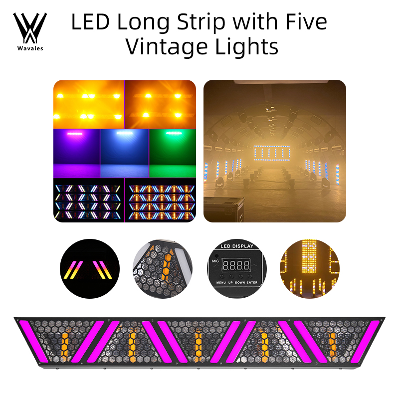 5X60W Stage Retro Lights DMX51 - Audio Music Dj recension och pris