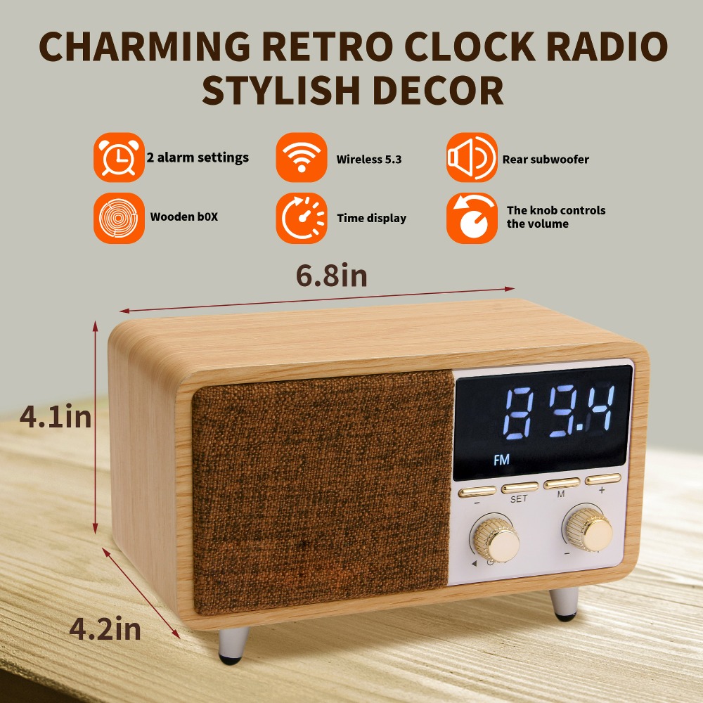 RD-X9 Multi Functional FM Radi - Audio Music Spotify recension och pris