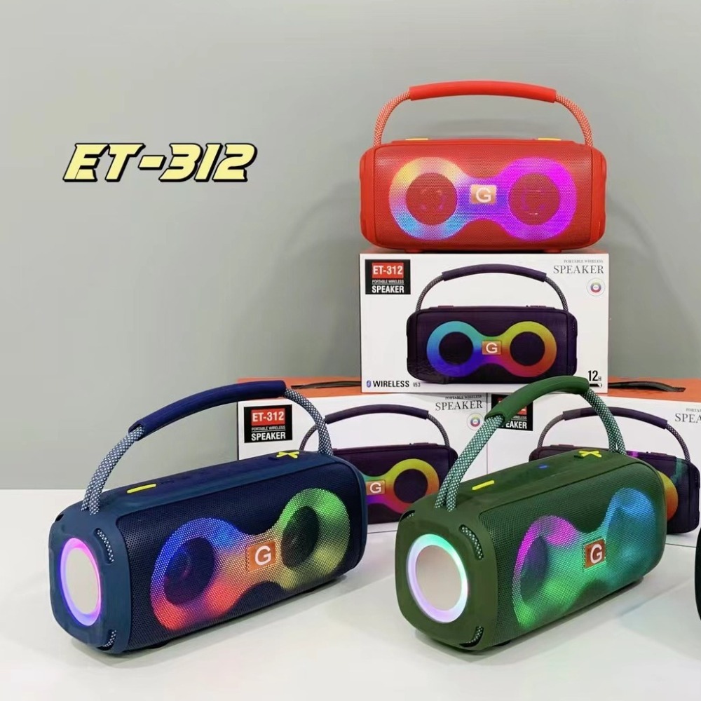 ET-312 Bluetooth Speaker Porta - Audio Music Spotify recension och pris
